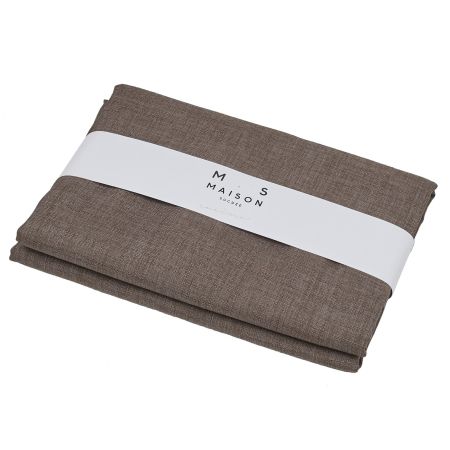 runner da tavolo colore cioccolato