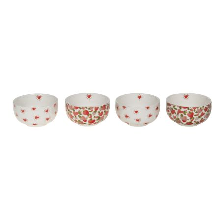 set quattro ciotole cuore