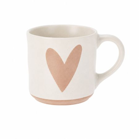 tazza colazione con disegno cuore