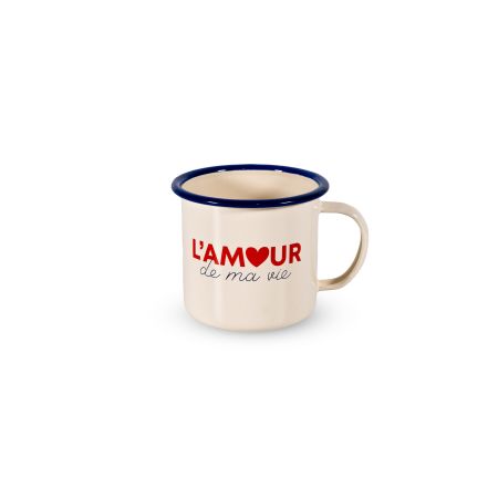 tazza con scritta l'amour de ma vie