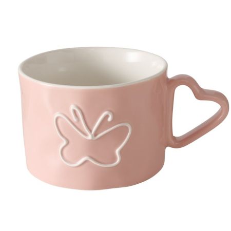 tazza con disegno farfalla
