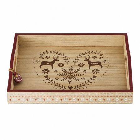 vassoio rettangolare in legno