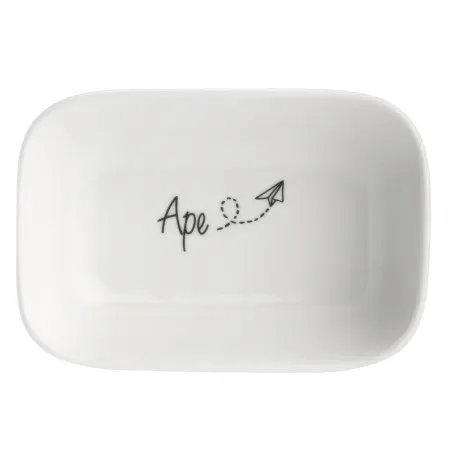 ciotolina rettangolare in porcellana