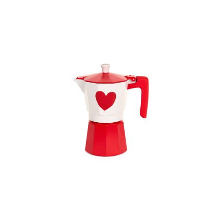 moka rossa cuore