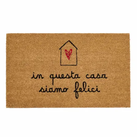 zerbino da esterno in questa casa siamo felici