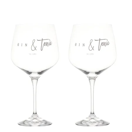 set due calici cocktail in vetro